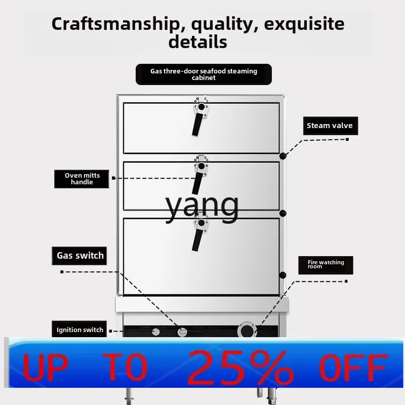 CX commercial three-door electric heating gas steamer hotel special cabinet
CX commercial three-door electric heating gas steamer hotel special cabinet