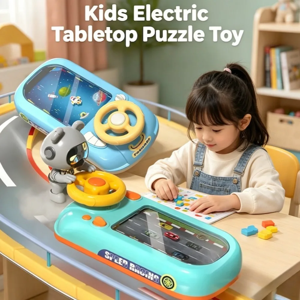 Children's Racing Game Machine Fun Obstacle Avoidance Challenge Adventure Puzzle Steering Wheel Table Games Toy for Xmas Gifts
Children's Racing Game Machine Fun Obstacle Avoidance Challenge Adventure Puzzle Steering Wheel Table Games Toy for Xmas Gifts