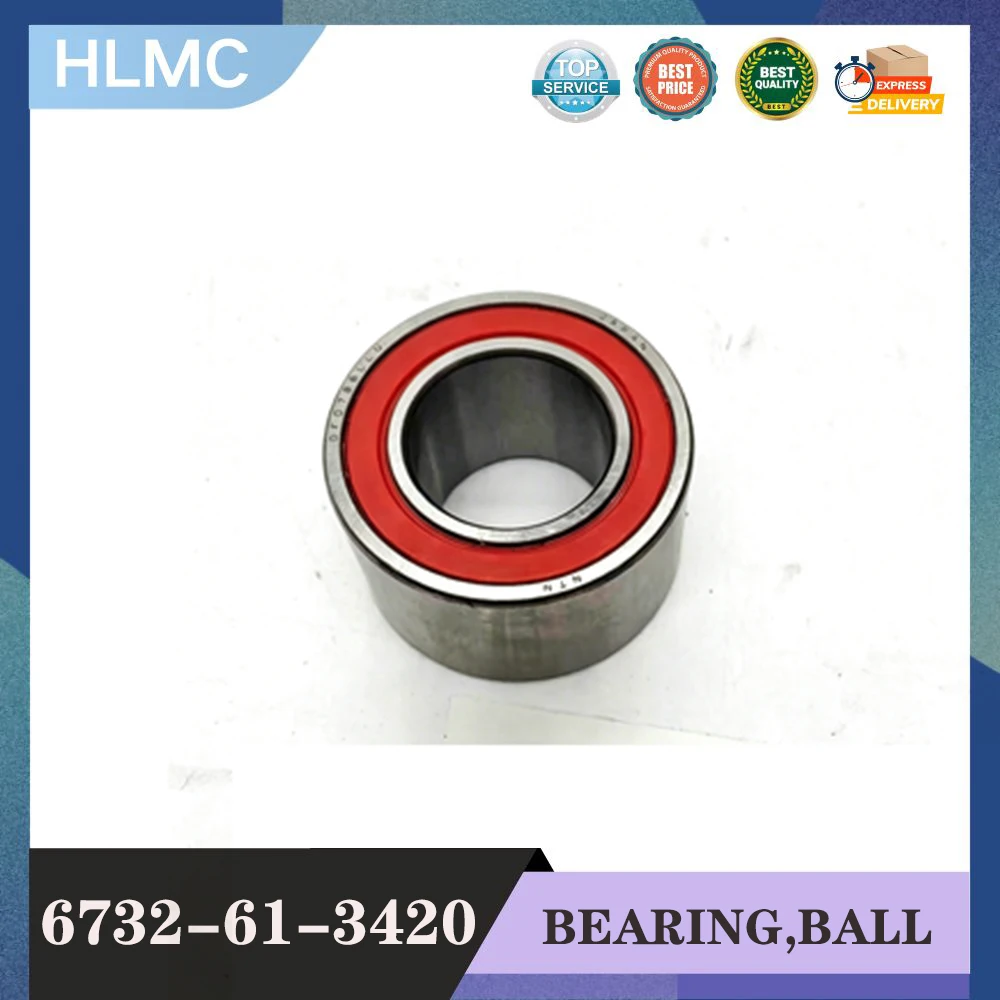 Excavator Ball Bearing 6732-61-3420 Construction Machinery Parts for PC240-6 PC200--6 6D102 6D107 Engin Fan Bracket Bearing
Excavator Ball Bearing 6732-61-3420 Construction Machinery Parts for PC240-6 PC200--6 6D102 6D107 Engin Fan Bracket Bearing