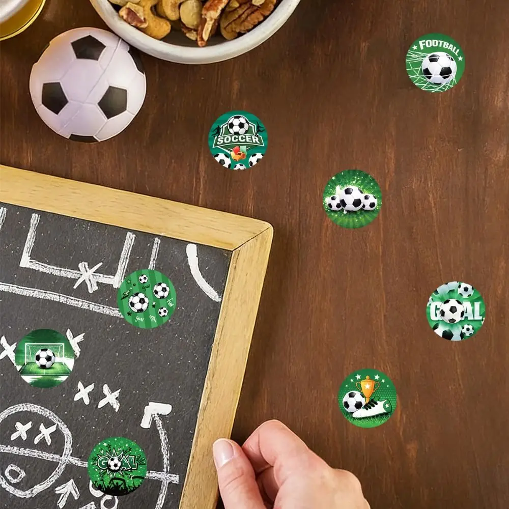 500Pcs Soccer Theme Soccer Stickers Round Waterproof Football Decals Realistic Look Sweat Proof Football Labels Roll Fan Club
500Pcs Soccer Theme Soccer Stickers Round Waterproof Football Decals Realistic Look Sweat Proof Football Labels Roll Fan Club