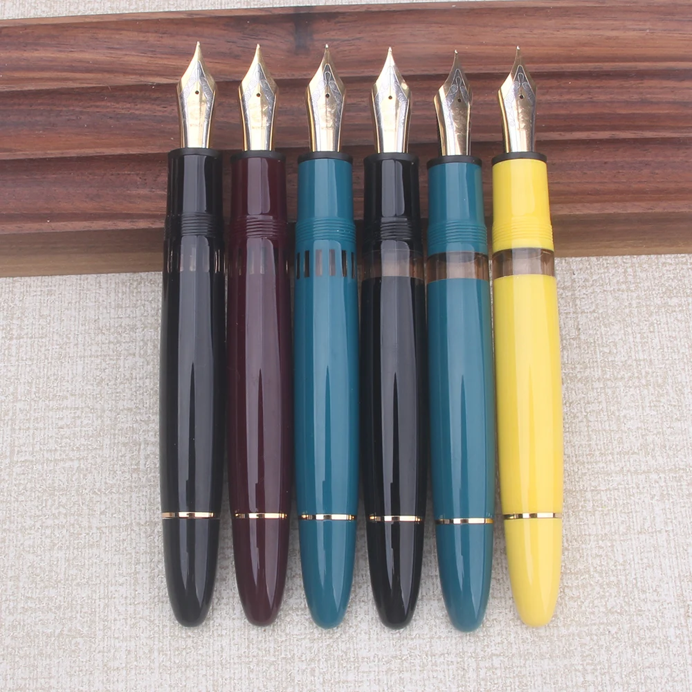 WingSung / JUNLAI 630 Black Burgundy Resin Piston Fountain Pen Large No.8 Iraurita F Nib 0.5~0.7mm Luxury Writing Ink Pen
WingSung / JUNLAI 630 Black Burgundy Resin Piston Fountain Pen Large No.8 Iraurita F Nib 0.5~0.7mm Luxury Writing Ink Pen