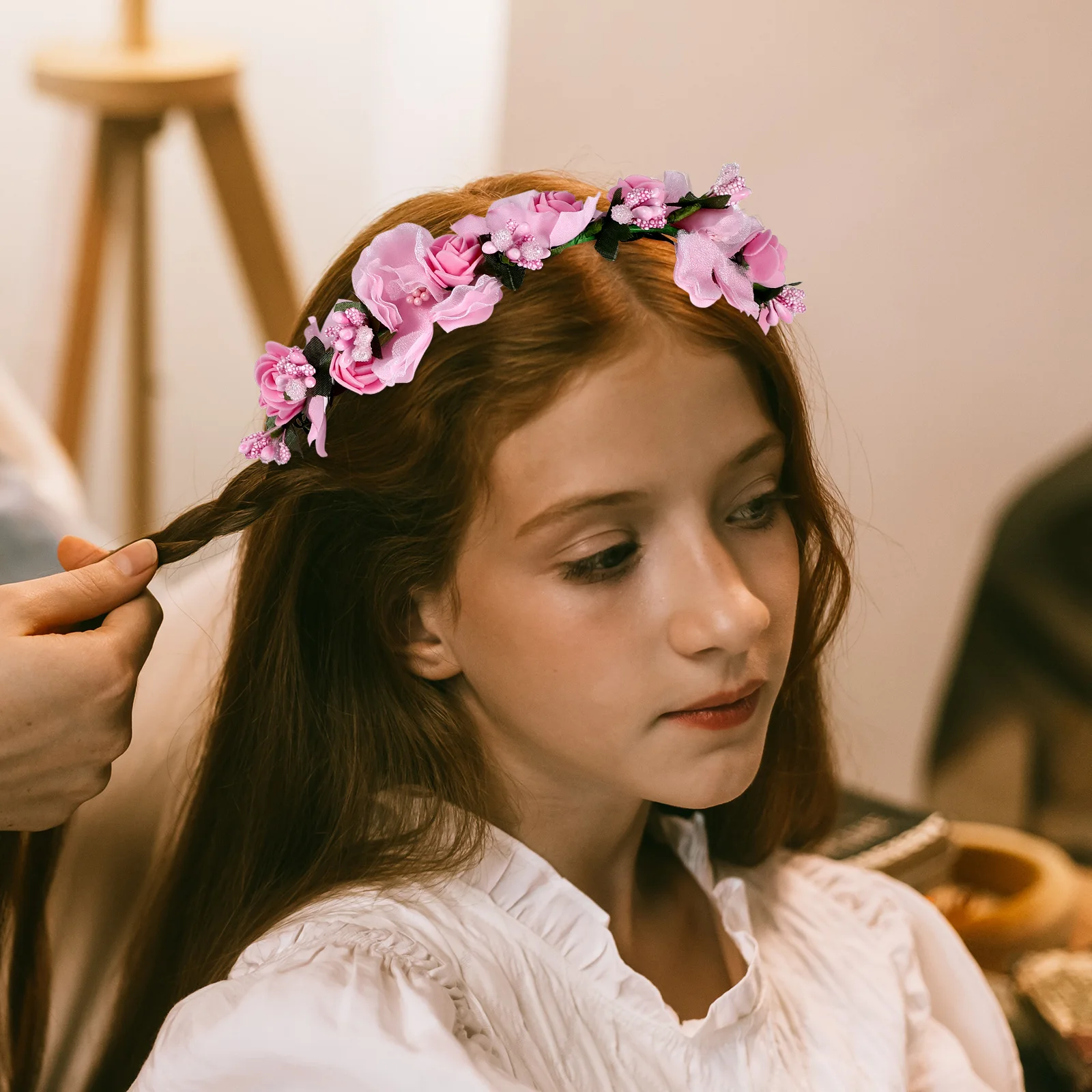 Mori Bridal Wreath Wedding Toddler Headb Floral Crowns Artificial Lightweight Comfortable Brightness Hair Accessories
Mori Bridal Wreath Wedding Toddler Headb Floral Crowns Artificial Lightweight Comfortable Brightness Hair Accessories