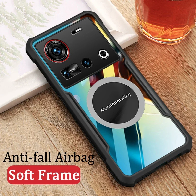 Case For Nubia Z70 Z60 Ultra Mounted Magnetic Suction Heat Dissipation Airbag Cover For Nubia Z70S Z60 Ultra Clear Backplane
Case For Nubia Z70 Z60 Ultra Mounted Magnetic Suction Heat Dissipation Airbag Cover For Nubia Z70S Z60 Ultra Clear Backplane