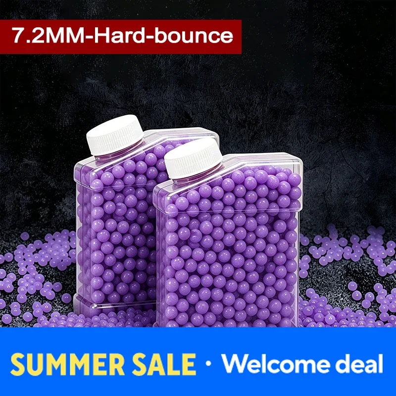 7.2mm Plastic Purple Colored Pinball7.2mm Round Purple Hard Plastic BB Balls Safe Pellets Outdoor Battle Shooting Toy Accessor
7.2mm Plastic Purple Colored Pinball7.2mm Round Purple Hard Plastic BB Balls Safe Pellets Outdoor Battle Shooting Toy Accessor