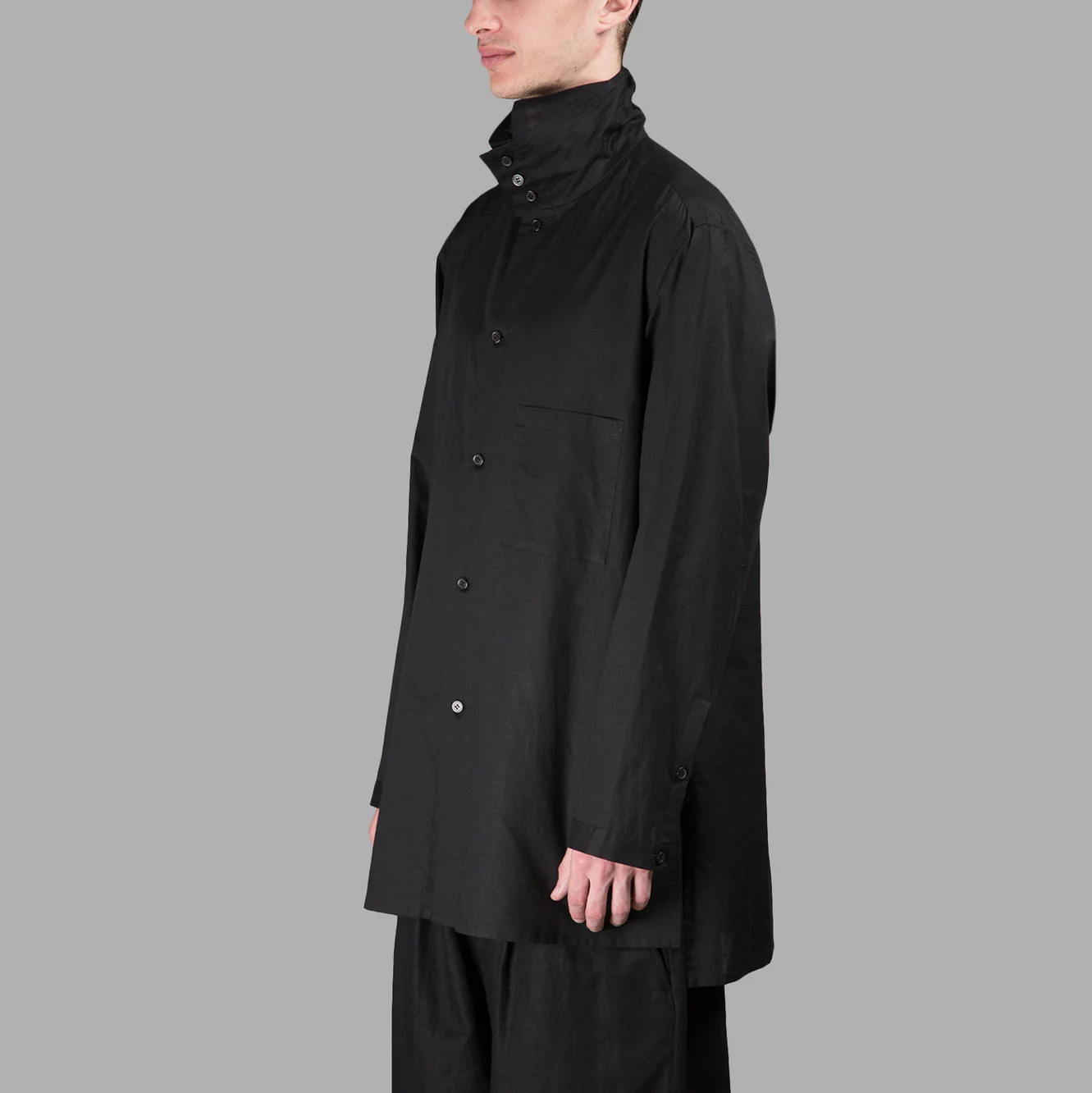 YOJI OOAK COTTON POPLIN SHIRT100% cotton high-neck mid-length shirt independent designer
YOJI OOAK COTTON POPLIN SHIRT100% cotton high-neck mid-length shirt independent designer