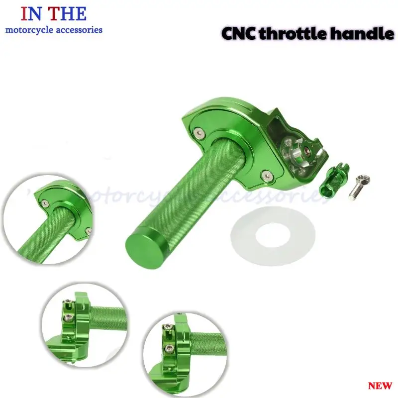 Green Off-Road Motorcycle Universal Twist Throttle for CQR/CRF – CNC Detachable Structure Visible Grip Boosted Riding Control
Green Off-Road Motorcycle Universal Twist Throttle for CQR/CRF – CNC Detachable Structure Visible Grip Boosted Riding Control