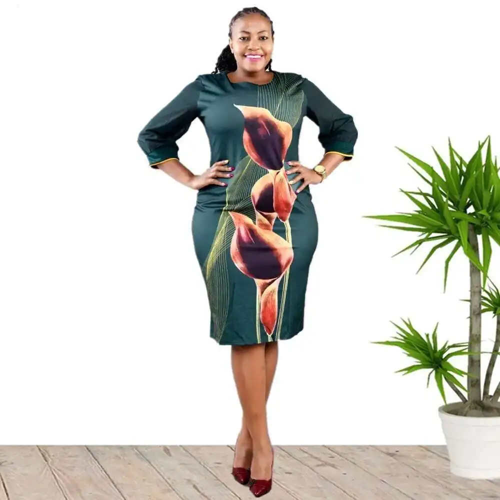 Large 6xl Women's New Round Neck 3/4 Sleeve Positioned Print Panel Dress Jx077 Casual 2025 Party Summer Elegantes Casual Y2k
Large 6xl Women's New Round Neck 3/4 Sleeve Positioned Print Panel Dress Jx077 Casual 2025 Party Summer Elegantes Casual Y2k