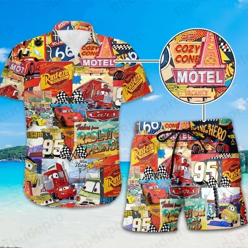 Disney Cars Lightning Mcqueen Мужчины Женщины Гавайская рубашка Cars Movie Летняя гавайская рубашка Летние пляжные шорты Комплект рубашек
Disney Cars Lightning Mcqueen Мужчины Женщины Гавайская рубашка Cars Movie Летняя гавайская рубашка Летние пляжные шорты Комплект рубашек