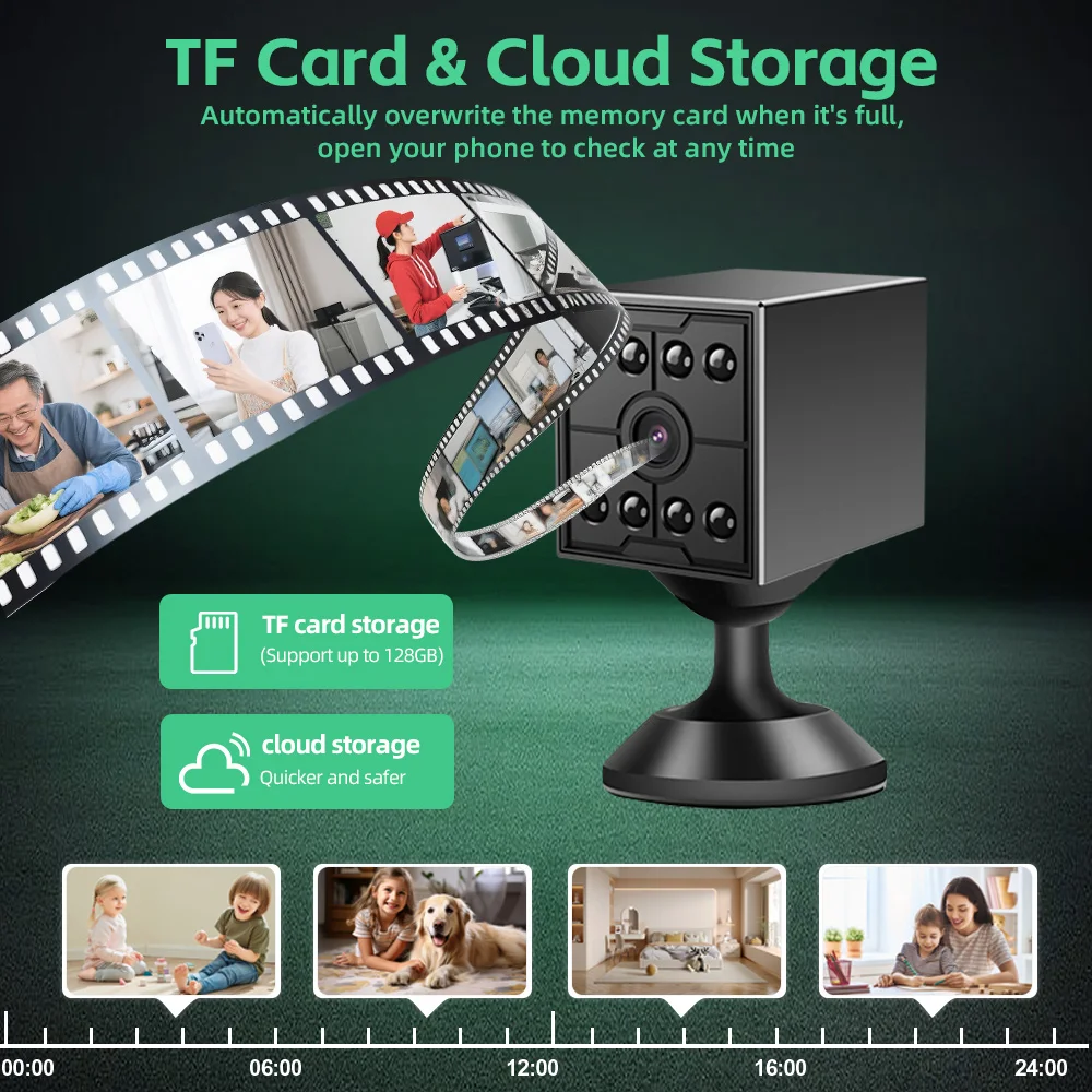 New W09 1080P HD Wireless Mini portable WiFi Camera Wireless Remote Monitor Camera Tiny Home IP Camera 1200mAh Battery
New W09 1080P HD Wireless Mini portable WiFi Camera Wireless Remote Monitor Camera Tiny Home IP Camera 1200mAh Battery