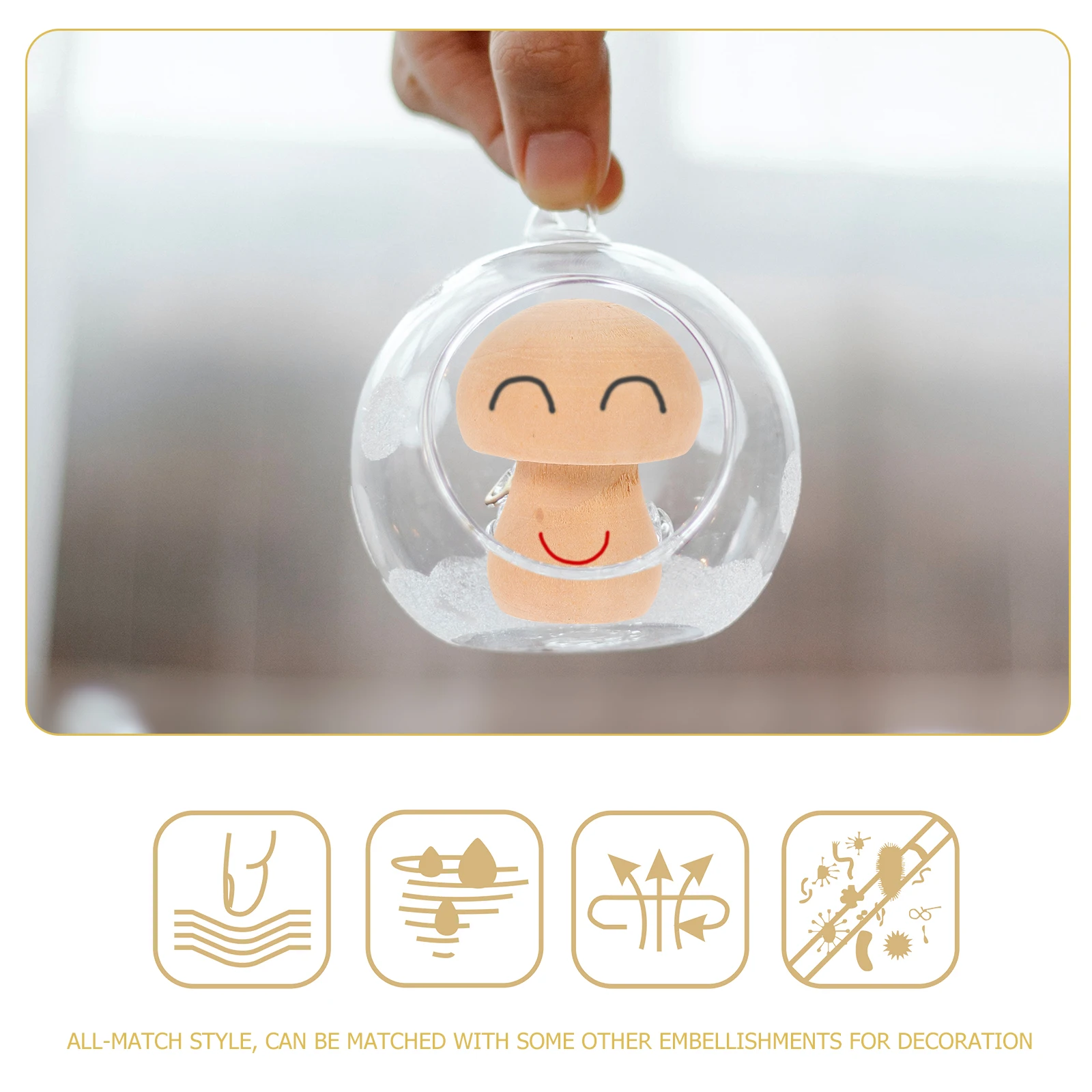 30 Pcs Wood Mushroom Set Painting Simple Realistic Mushrooms Craft Kit Kids Toys Child
30 Pcs Wood Mushroom Set Painting Simple Realistic Mushrooms Craft Kit Kids Toys Child