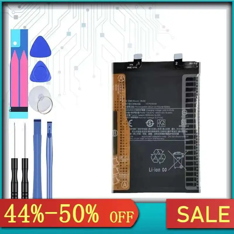 Сменный аккумулятор BN5E емкостью 5000 мАч для Xiaomi Redmi Note 11 Pro 5G POCO X4 pro 5G
Сменный аккумулятор BN5E емкостью 5000 мАч для Xiaomi Redmi Note 11 Pro 5G POCO X4 pro 5G