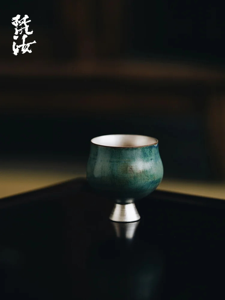 Официальная чашка с грубой керамикой и зеленой глазурью, специальная чашка для дегустации чая ручной работы в стиле ретро для личного питья чая
Официальная чашка с грубой керамикой и зеленой глазурью, специальная чашка для дегустации чая ручной работы в стиле ретро для личного питья чая