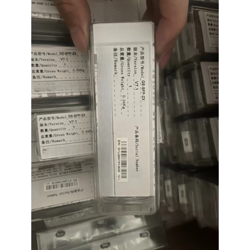 for Ruijie GE-SFP-ZX V7.1 1.25G SFP Transceiver 850nm MMF 550m LC DDM New Original
for Ruijie GE-SFP-ZX V7.1 1.25G SFP Transceiver 850nm MMF 550m LC DDM New Original