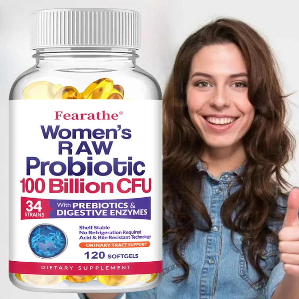 Raw Probiotics for Women 100 Billion CFUs with Prebiotics, Digestive Enzymes, Women's Probiotic for Adults, Shelf Stable
Raw Probiotics for Women 100 Billion CFUs with Prebiotics, Digestive Enzymes, Women's Probiotic for Adults, Shelf Stable