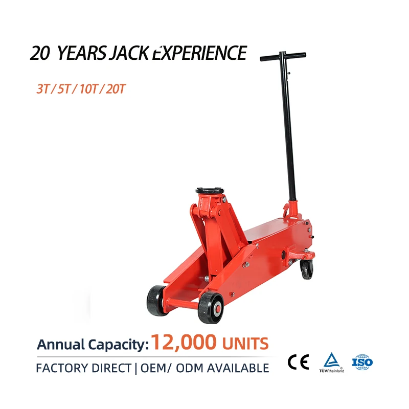 5 - 20 Ton Steel/Metal Hydraulic Floor Jack Low Profile Design Vehicle Repair Jack
5 - 20 Ton Steel/Metal Hydraulic Floor Jack Low Profile Design Vehicle Repair Jack