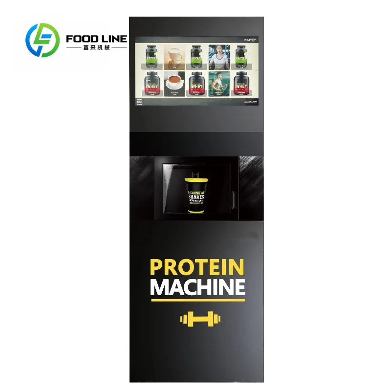 Customized Smart Fully Automatic Hot Cold Protein Shake Vending Machine Multi Flavor Large Capacity Gym Center Shopping Mall
Customized Smart Fully Automatic Hot Cold Protein Shake Vending Machine Multi Flavor Large Capacity Gym Center Shopping Mall