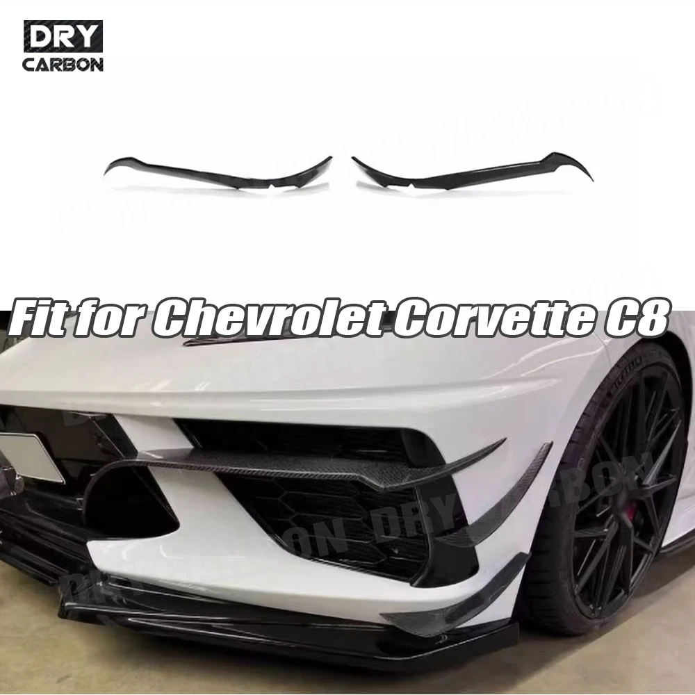 Carbon Fiber Car Front Bumper Fins Front Air Vent Trim Canards for Chevrolet Corvette C8 2020-2021 Bumper Canards FRP
Carbon Fiber Car Front Bumper Fins Front Air Vent Trim Canards for Chevrolet Corvette C8 2020-2021 Bumper Canards FRP