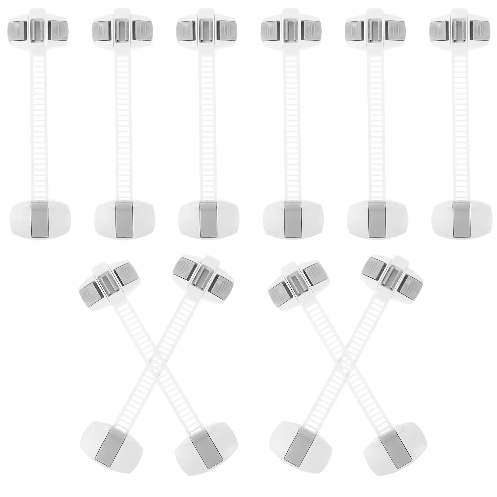 10 Pc Security Lock Baby Proof Cabinet Locks Proofing Safety Child Door Grey for Cabinets
10 Pc Security Lock Baby Proof Cabinet Locks Proofing Safety Child Door Grey for Cabinets