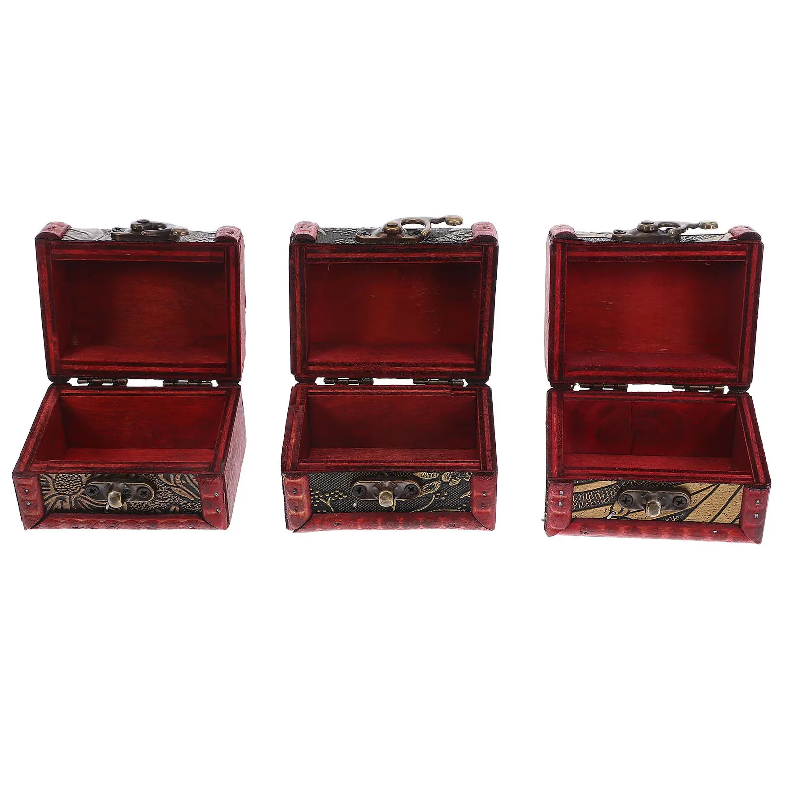 3Pcs Vintage Wooden Chest Box Retro Jewelry Storage Organizer Keepsake Treasure Case for Rings Earrings Trinkets
3Pcs Vintage Wooden Chest Box Retro Jewelry Storage Organizer Keepsake Treasure Case for Rings Earrings Trinkets