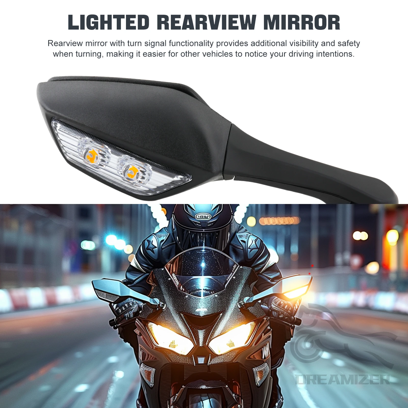 Motorcycle LED Lights Side Mirrors Rear View Mirrors With for Kawasaki Ninja ZX 10R ZX-10R 2011-2015 2016-2020 H2 2014-2015
Motorcycle LED Lights Side Mirrors Rear View Mirrors With for Kawasaki Ninja ZX 10R ZX-10R 2011-2015 2016-2020 H2 2014-2015