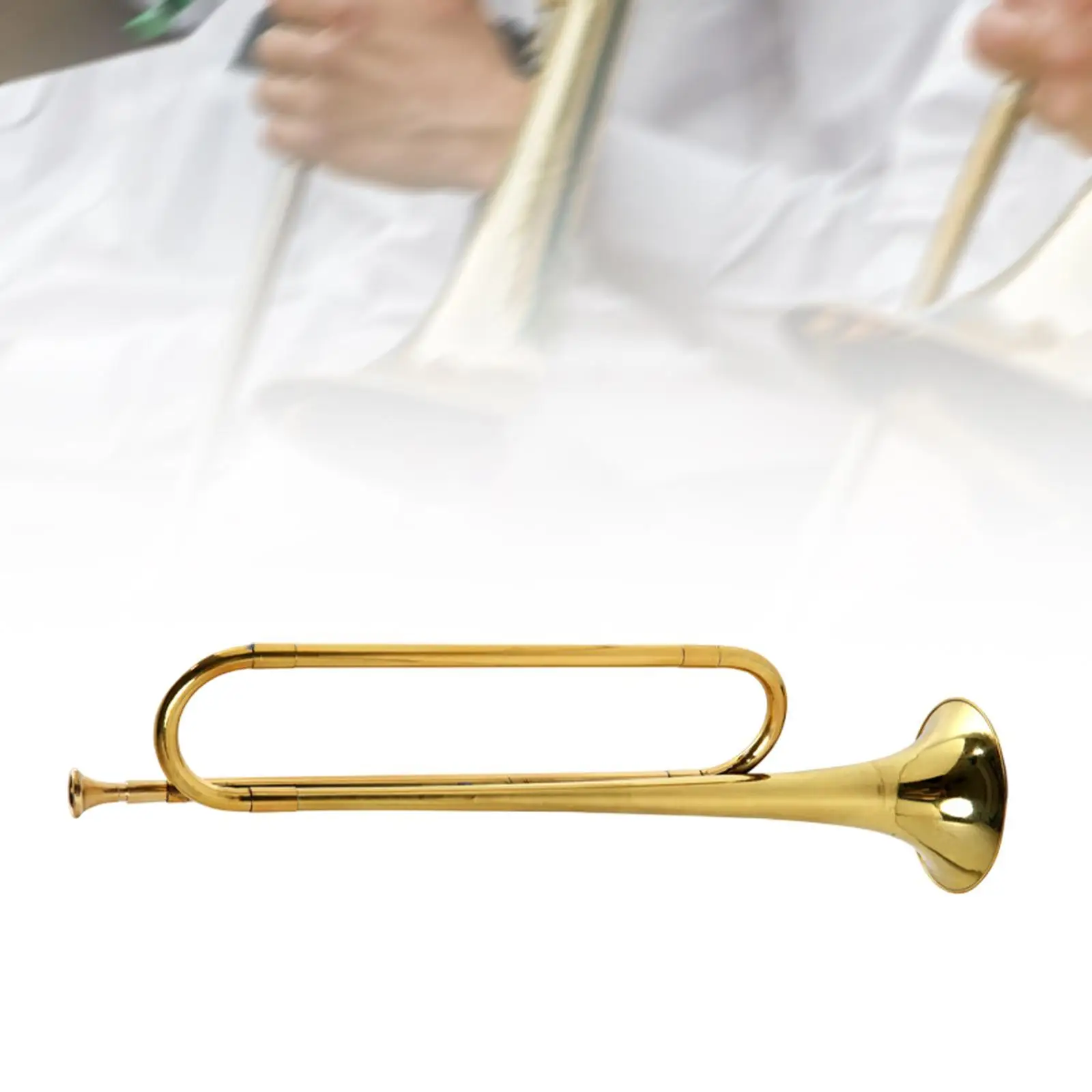 Mini Brass Instrument Marching Bugle C Bugle Youth Brass Trumpet for Students Orchestra
Mini Brass Instrument Marching Bugle C Bugle Youth Brass Trumpet for Students Orchestra