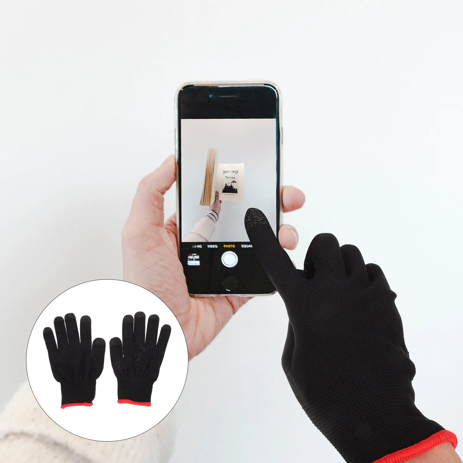1Pair Touch Screen Gaming Gloves Anti-Sweat Breathable Finger Gloves for Phone Game Players Thumb Sleeves Mobile Gaming
1Pair Touch Screen Gaming Gloves Anti-Sweat Breathable Finger Gloves for Phone Game Players Thumb Sleeves Mobile Gaming