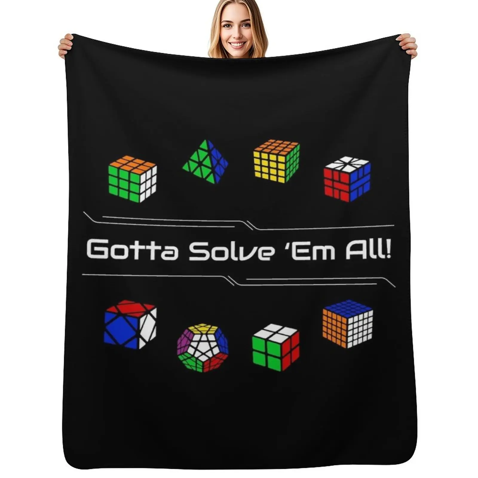 Gotta Solve 'Em All! Puzzles Throw Blanket Cozy Home Blanket Gift for Christmas Holiday
Gotta Solve 'Em All! Puzzles Throw Blanket Cozy Home Blanket Gift for Christmas Holiday