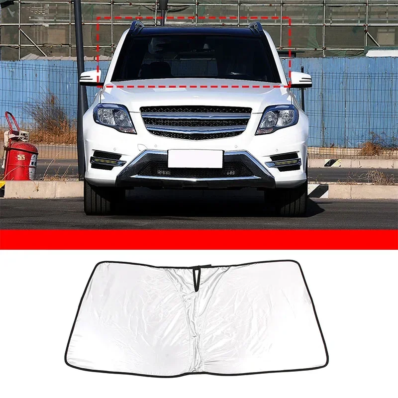 For Mercedes-Benz GLK 2013-2015 Silver Tape Car Styling Front Glass Anti-UV Sunshade Car Interior Protection Accessories 1Pcs
For Mercedes-Benz GLK 2013-2015 Silver Tape Car Styling Front Glass Anti-UV Sunshade Car Interior Protection Accessories 1Pcs