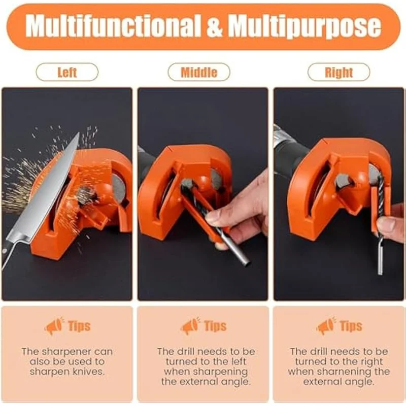 A27R-Multipurpose Drill Bit Sharpener Carbide Drill Bits Sharpener With 6 Grinding Wheel Electric Drill Grinder Grinding Tool
A27R-Multipurpose Drill Bit Sharpener Carbide Drill Bits Sharpener With 6 Grinding Wheel Electric Drill Grinder Grinding Tool
