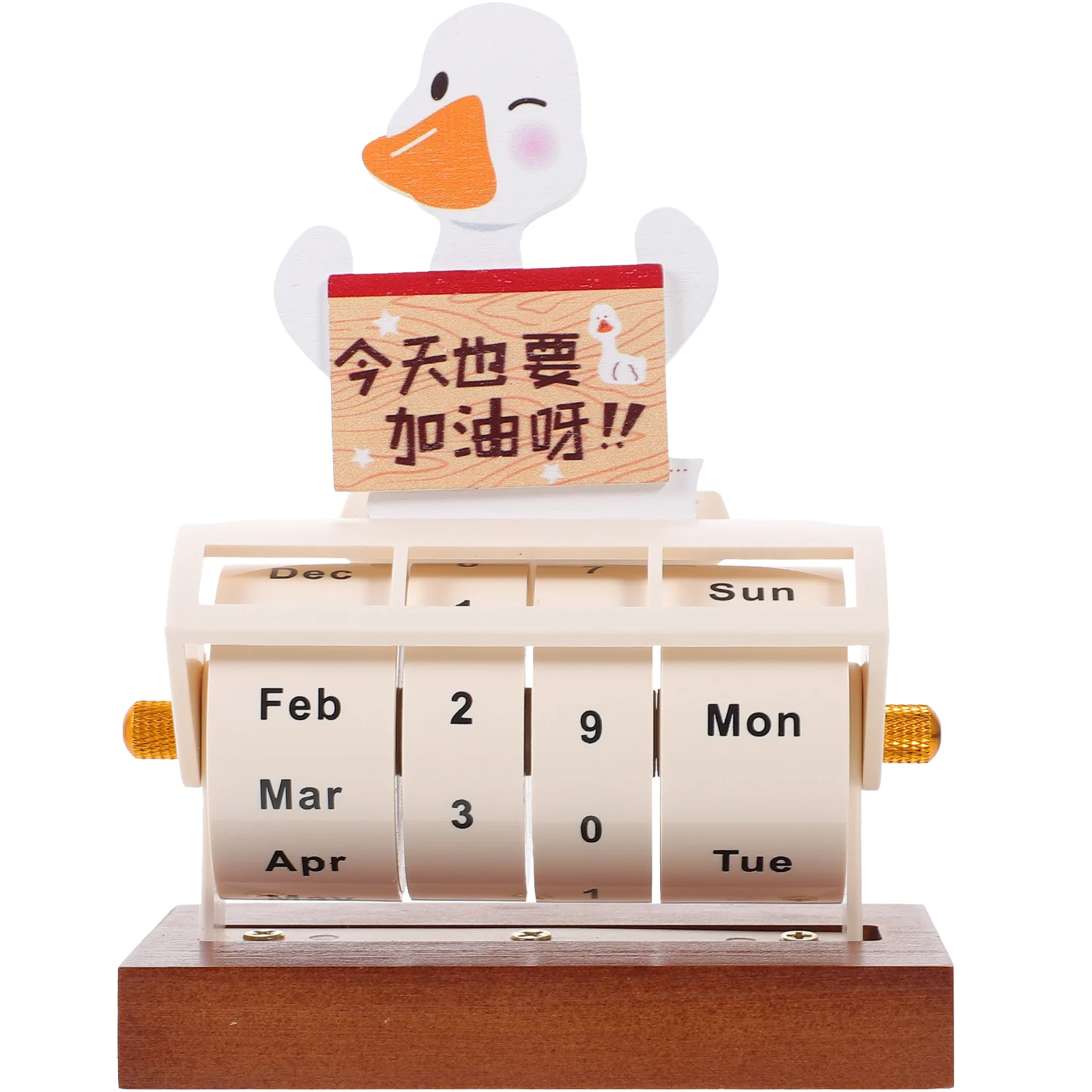 Wooden Perpetual Calendar Desk Date Decor Funny Home Office Daily Use Cartoon Duck Table Calendar Household DIY Accessory
Wooden Perpetual Calendar Desk Date Decor Funny Home Office Daily Use Cartoon Duck Table Calendar Household DIY Accessory