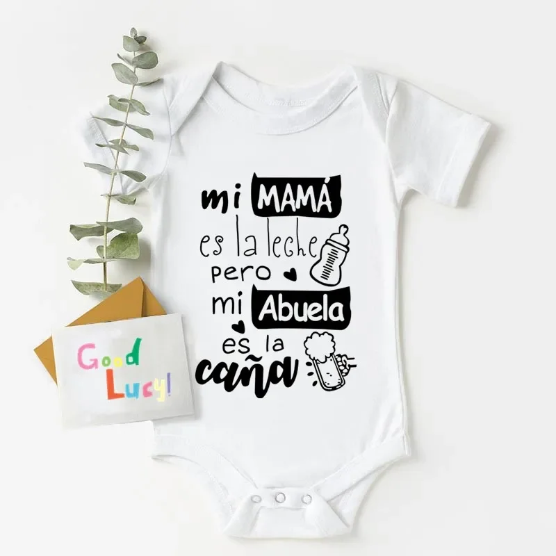 Lovely My Mama Is Milk Print Baby Romper Casual Short Sleeve Bodysuit Cotton Summer Jumpsuit
Lovely My Mama Is Milk Print Baby Romper Casual Short Sleeve Bodysuit Cotton Summer Jumpsuit