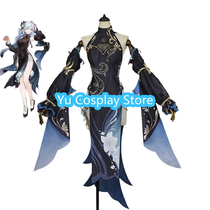 Yu-Cosplay Shenhe Cosplay Cheongsam Game Genshin Impact Cosplay Costume Women Cute Dress Suit Halloween Party Uniforms Custom
Yu-Cosplay Shenhe Cosplay Cheongsam Game Genshin Impact Cosplay Costume Women Cute Dress Suit Halloween Party Uniforms Custom
