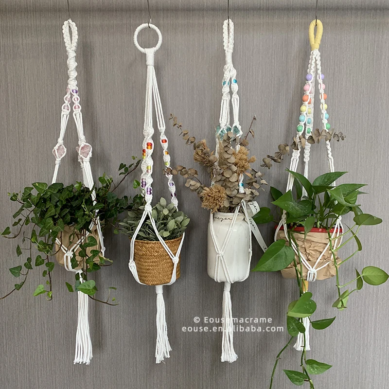 Indoor and outdoor home decoration lace plant hanger multi-shaped hanging flower machine decorative flower pot rack cotton rope
Indoor and outdoor home decoration lace plant hanger multi-shaped hanging flower machine decorative flower pot rack cotton rope