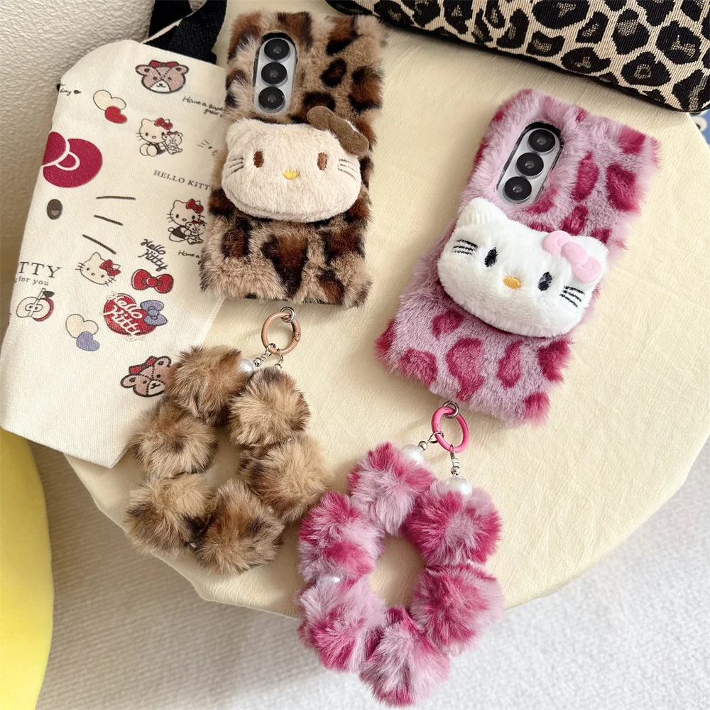 Cute Plush 3D HelloKitty Phone case for Samsung Galaxy Z Fold 8 7 Fold 6 5 Fold 4 3 Fold 7 6 5 Cover with Chain Leopard Cases
Cute Plush 3D HelloKitty Phone case for Samsung Galaxy Z Fold 8 7 Fold 6 5 Fold 4 3 Fold 7 6 5 Cover with Chain Leopard Cases