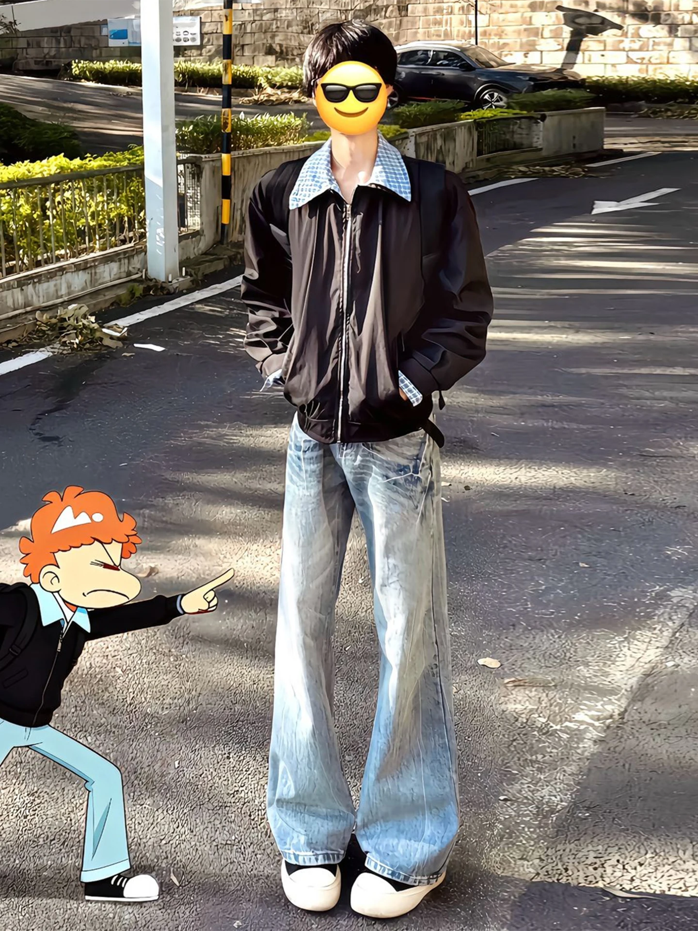 Loose Fit Men's Denim Jeans High Waist Straight Leg Vine Pattern American High Street Style Casual Travel Comfortable Jeans
Loose Fit Men's Denim Jeans High Waist Straight Leg Vine Pattern American High Street Style Casual Travel Comfortable Jeans