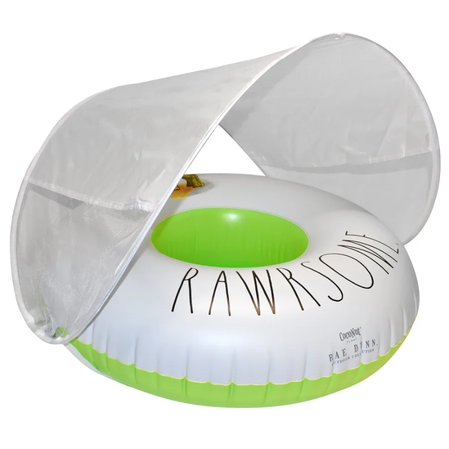 : Rawrsome -Toddler Float W/ Canopy, 27" Inflatable Water Ring, CocoNut Float, Removable Canopy, Age 18mo+
: Rawrsome -Toddler Float W/ Canopy, 27" Inflatable Water Ring, CocoNut Float, Removable Canopy, Age 18mo+