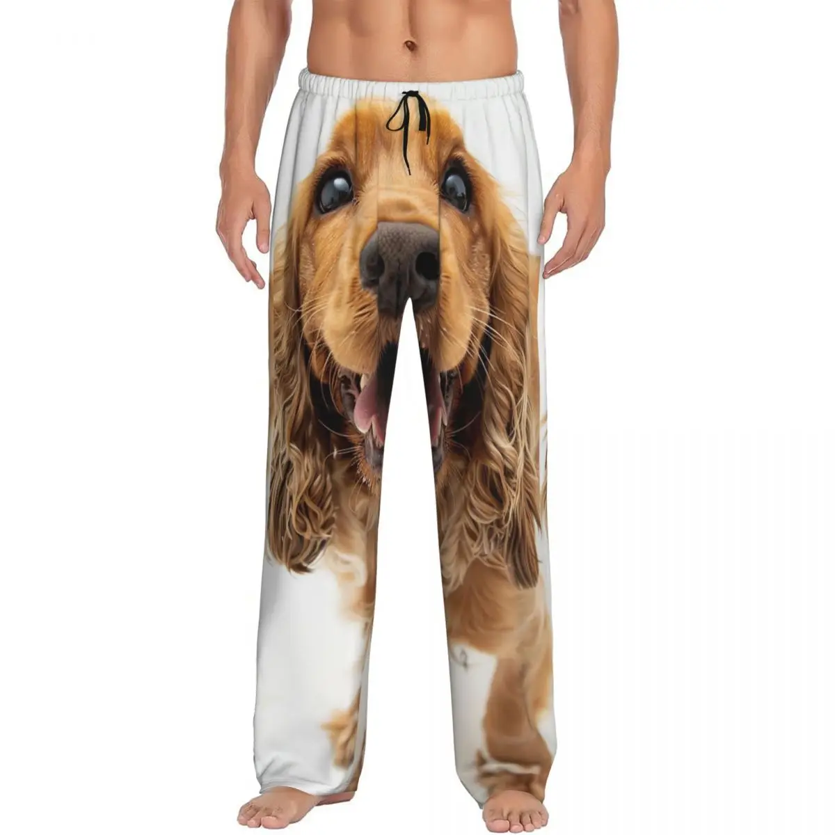 Custom Tail Wagging Wisdom Nurturing Your Cocker Spaniel Spirit Pajama Pants Men Sleepwear Sleep Lounge Bottoms with Pockets
Custom Tail Wagging Wisdom Nurturing Your Cocker Spaniel Spirit Pajama Pants Men Sleepwear Sleep Lounge Bottoms with Pockets