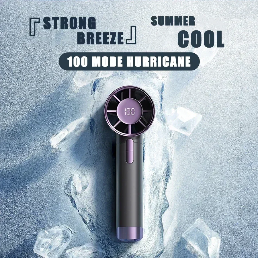 2025 Newest Cooling Fan - Handheld Portable Fan with 100 Speed Levels, Stepless Adjustment, Digital Display for Dorm and Office
2025 Newest Cooling Fan - Handheld Portable Fan with 100 Speed Levels, Stepless Adjustment, Digital Display for Dorm and Office