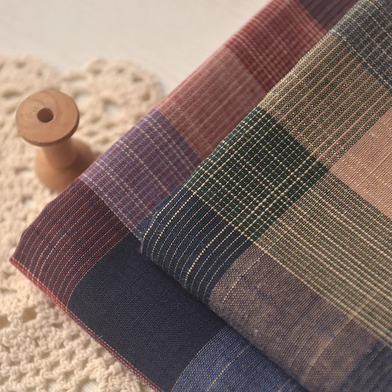 140x50cm Retro Style Color Thread Yarn Dyed Grid Cotton and Linen Fabric Dresses Clothing Dining Table Cloth Sofa Towel Fabric
140x50cm Retro Style Color Thread Yarn Dyed Grid Cotton and Linen Fabric Dresses Clothing Dining Table Cloth Sofa Towel Fabric
