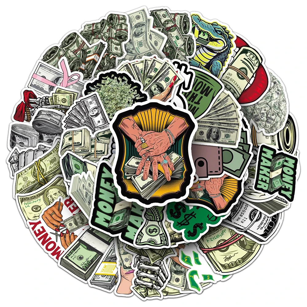 10/30/50pcs Cartoon Dollar Money Maker Stickers Cool Graffiti Decals Decoration Skateboard Helmet Phone Car Waterproof Sticker
10/30/50pcs Cartoon Dollar Money Maker Stickers Cool Graffiti Decals Decoration Skateboard Helmet Phone Car Waterproof Sticker