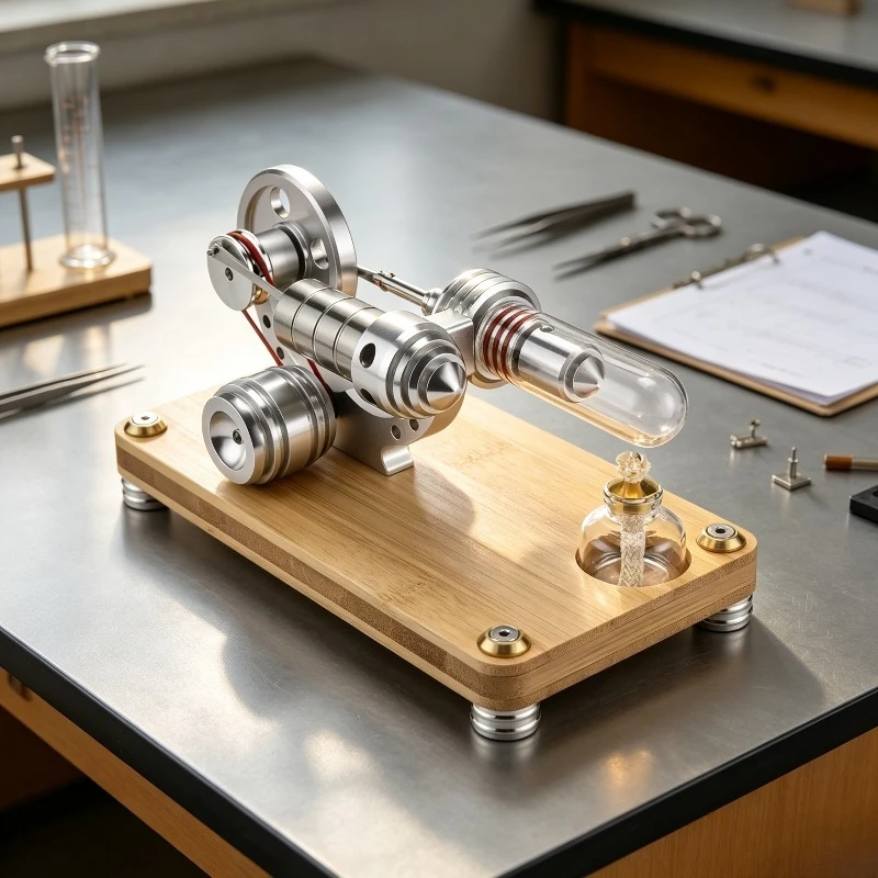 Mini Stirling External Combustion Engine Model Startable Science Education Physics Experiment Toy Gift
Mini Stirling External Combustion Engine Model Startable Science Education Physics Experiment Toy Gift