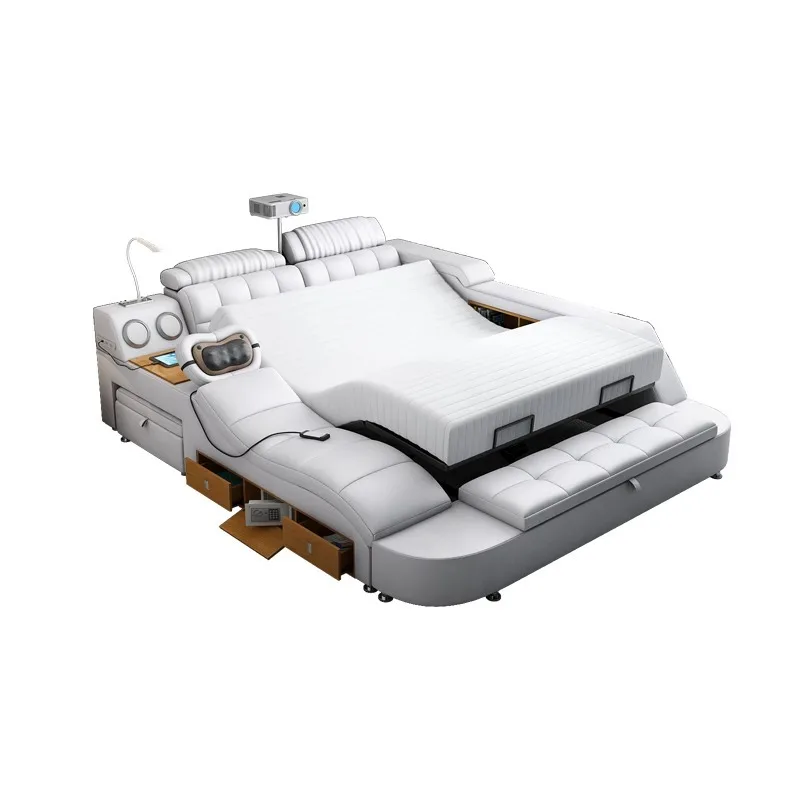 Modern minimalist function bed Smart electric mattress Full body adult master bedroom Bluetooth USB multi-function bed Foreign
Modern minimalist function bed Smart electric mattress Full body adult master bedroom Bluetooth USB multi-function bed Foreign
