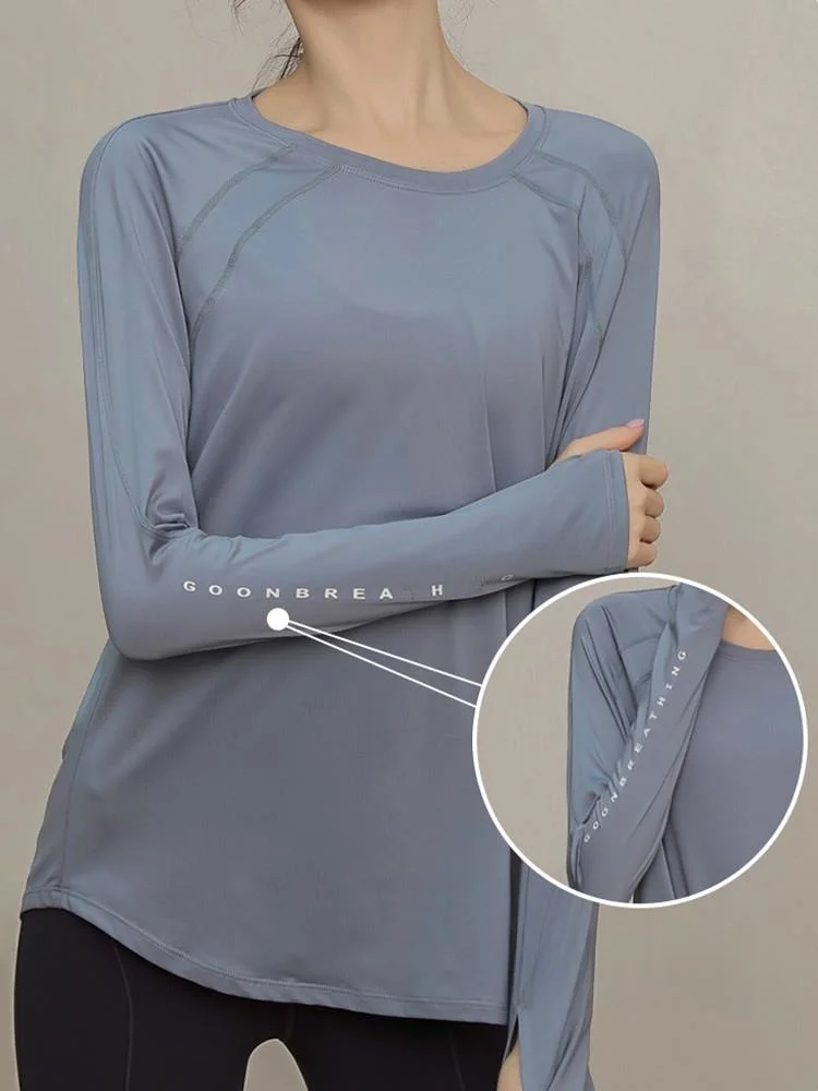 Высококачественная одежда для йоги Long Sve, свободный женский топ для бега, дышащая спортивная одежда, футболка, спортивный костюм
Высококачественная одежда для йоги Long Sve, свободный женский топ для бега, дышащая спортивная одежда, футболка, спортивный костюм