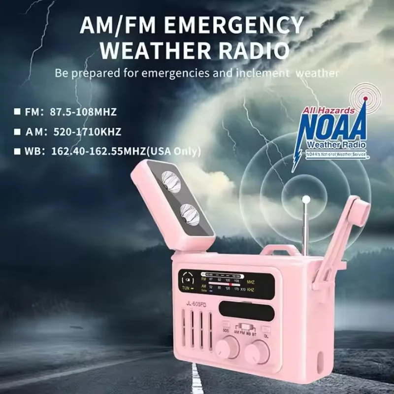 Disaster Prevention and Emergency Solar Radio Speaker Multifunctional Flashlight Outdoor Hand-cranked Power Generation Radio SOS
Disaster Prevention and Emergency Solar Radio Speaker Multifunctional Flashlight Outdoor Hand-cranked Power Generation Radio SOS
