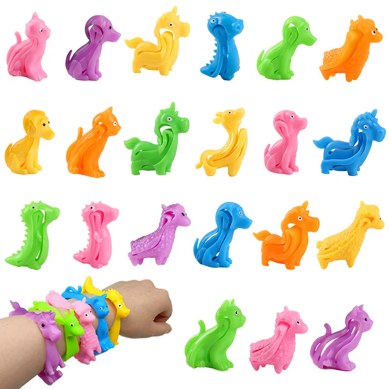 5/10/20Pcs Cartoon Animal Wristband Stress Relief Sensory Toy Bracelet Kids Birthday Party Favors Pinata Filler Baby Shower Gift
5/10/20Pcs Cartoon Animal Wristband Stress Relief Sensory Toy Bracelet Kids Birthday Party Favors Pinata Filler Baby Shower Gift