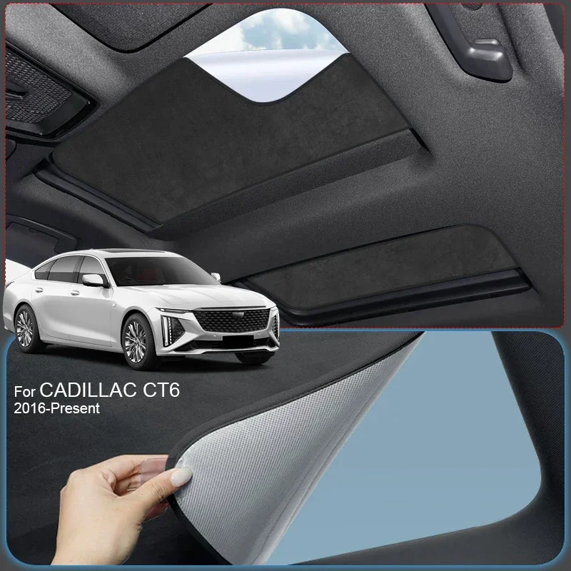 For CADILLAC CT6 2016-Present Suede Fabric Electrostatic Adsorption Anti-UV Heat Insulation Skylight Sunroof Sunshade
For CADILLAC CT6 2016-Present Suede Fabric Electrostatic Adsorption Anti-UV Heat Insulation Skylight Sunroof Sunshade
