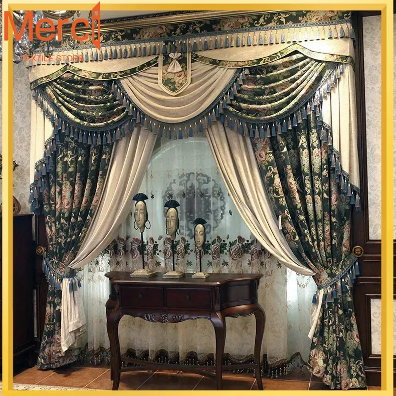 Frog King Legend Ultimate Ancient Flowers Pattern Curtains Green Classic Living Rooms Bedroom Curtain Ivory Dinning Room Curtain
Frog King Legend Ultimate Ancient Flowers Pattern Curtains Green Classic Living Rooms Bedroom Curtain Ivory Dinning Room Curtain