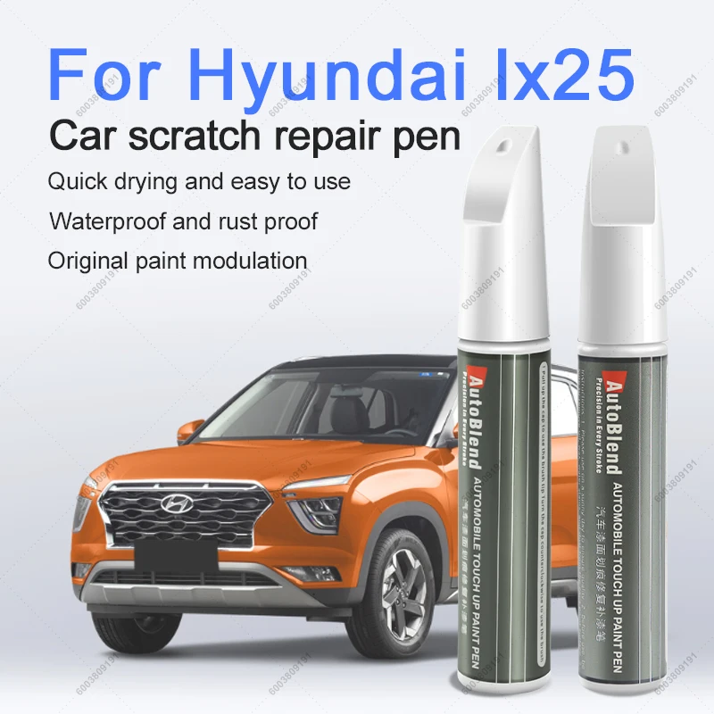 Ручка для удаления царапин и ремонта краски Hyundai Lx25, заводской процесс, соответствующий цвету, инструмент для ремонта автомобильной краски, белый цвет
Ручка для удаления царапин и ремонта краски Hyundai Lx25, заводской процесс, соответствующий цвету, инструмент для ремонта автомобильной краски, белый цвет