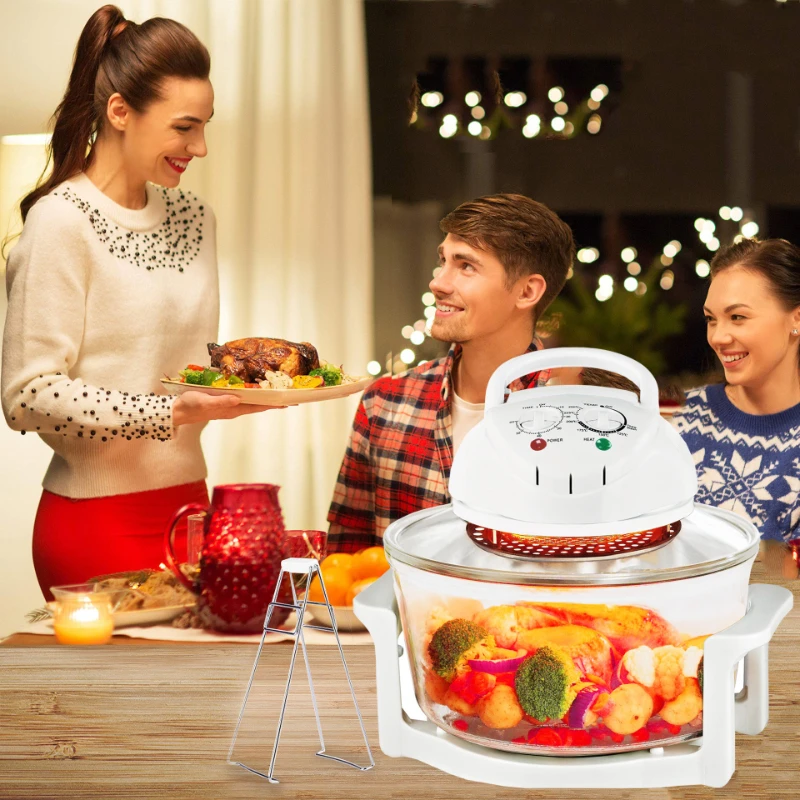 12L light wave oven glass air fryer grilled chicken baked French fries hot air circulation air oven
12L light wave oven glass air fryer grilled chicken baked French fries hot air circulation air oven