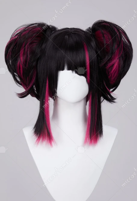 Miccostumes женский аниме Jurii косплей парик парик с двойной булочкой и заколками для волос
Miccostumes женский аниме Jurii косплей парик парик с двойной булочкой и заколками для волос